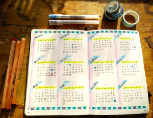 2019 Bullet Journal- Some new spreads and pizzazz to start the new year https://sonorahillsauthor.com/